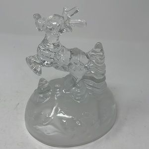 Beautiful Crystal Reindeer Christmas Winter 6.5 Height x 5.5” Width